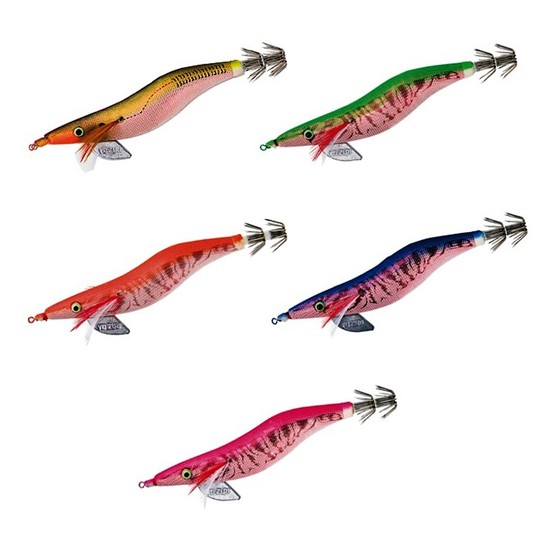 135mm Yo-Zuri Aurie-Q Ace Sinking Squid Jig Lure - Size 4.5 Cloth Wrap Egi Lure