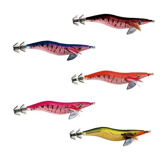 75mm Yo-Zuri Aurie-Q Ace Sinking Squid Jig Lure - Size 2.5 Cloth Wrap Egi Lure