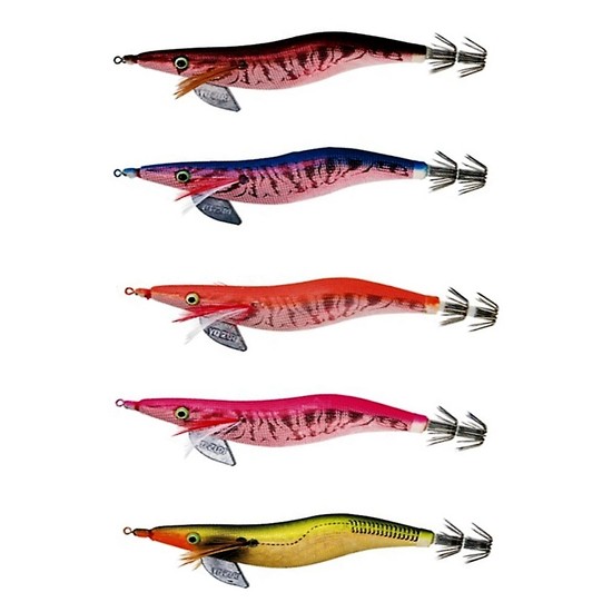 90mm Yo-Zuri Aurie-Q Ace Sinking Squid Jig Lure - Size 3.0 Cloth Wrap Egi Lure