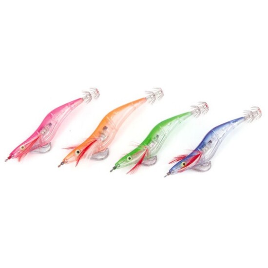 Size 4.0 Jarvis Walker Water Activated LED Squid Jig - Egi Lure with LED Light