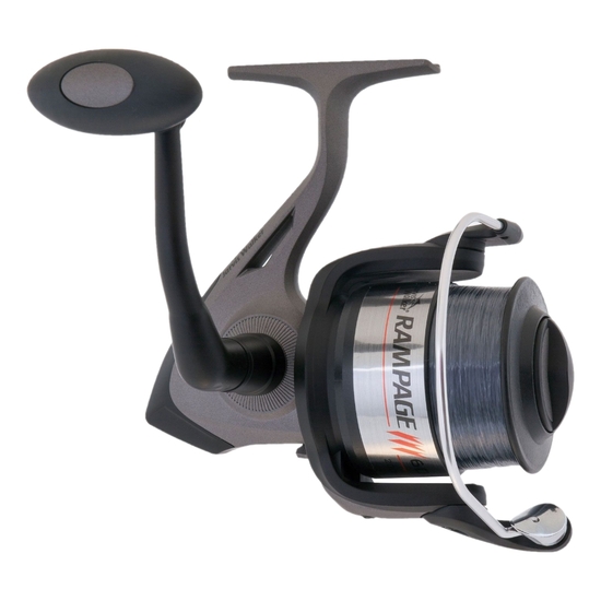Jarvis Walker Rampage Spinning Fishing Reel With Graphite Body and Rotor