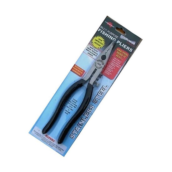 Dominator Tackle Stainless Steel Multi-Purpose 10" Pliers With Gang Hook Opener & Sheath
