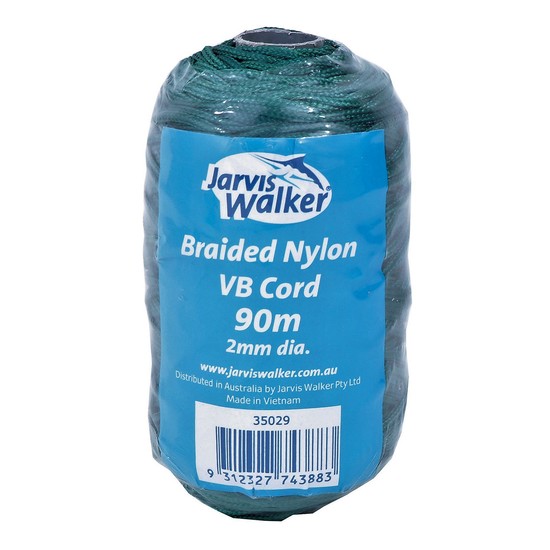 Jarvis Walker 2mm Braided Nylon VB Cord - 90 Metres