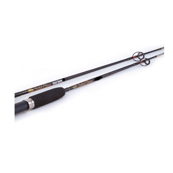 Jarvis Walker Black Queen 7'9 2 Pce 2-5 Kg Solid Glass Fishing Rod - Spin Rod