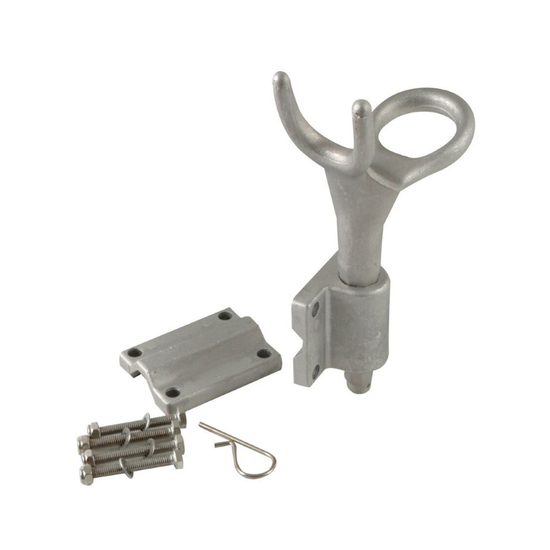 Jarvis Walker Heavy Duty Alloy Fishing Rod Holder with Stainless Steel Mounting Kit