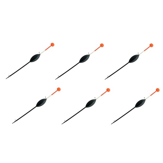 6 x Jarvis Walker Large Blackfish Floats - Luderick Floats - Pencil Stem Floats