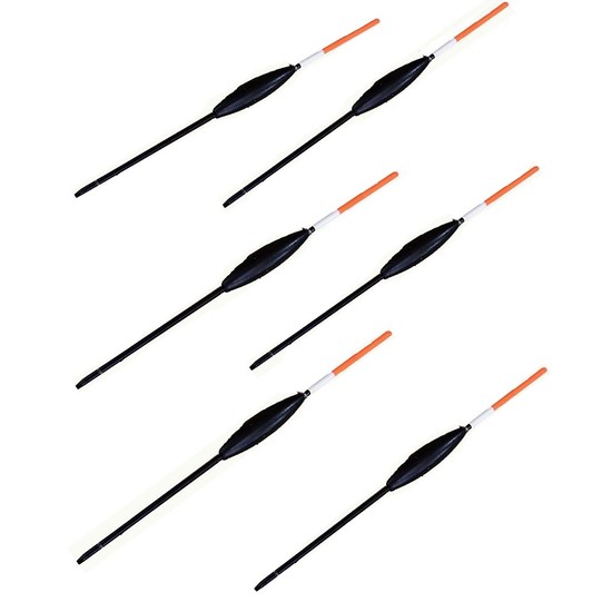 6 x Jarvis Walker Medium Blackfish Floats - Luderick Floats - Pencil Stem Floats