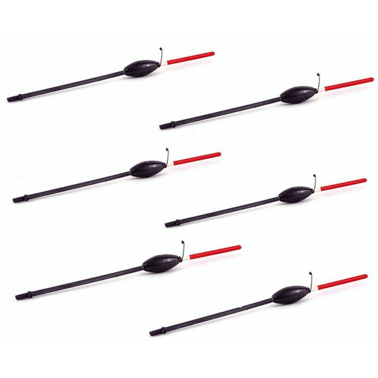 6 x Jarvis Walker Small Blackfish Floats - Luderick Floats - Pencil Stem Floats