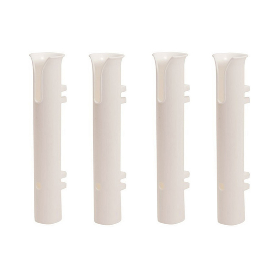 4 X Jarvis Walker Single Boat Rod Holders With Stainless Steel Screws