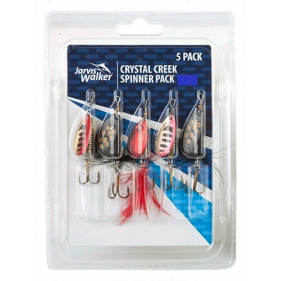 5 Pack of 3.5gm Jarvis Walker Crystal Creek Spinnerbait Lures