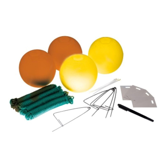 6" Hi-Vis Crab Floats - 150mm Crabbing Accessories Kit-Clips,Ropes,ID Tags + Pen