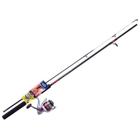 6'6 Jarvis Walker Intruder 3-5kg Spin Rod and Reel Combo - 2 Pce with Solid Tip