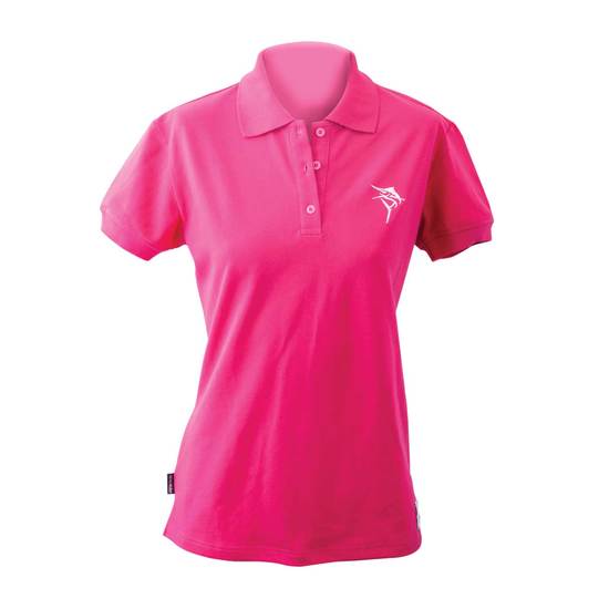 Jarvis Walker Women's Pink Polo Shirt-Breathable Fishing Shirt with Collar