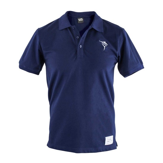 Jarvis Walker Navy Blue Polo Shirt-Breathable Fabric Fishing Shirt with Collar