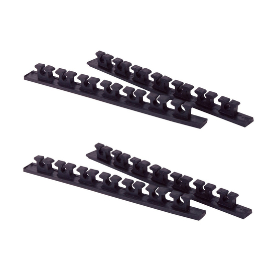 2 x Sets of Jarvis Walker Moulded Rubber Rod Racks - Holds Up To 7 Rods Each