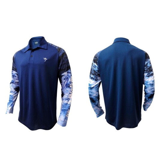 Jarvis Walker Long Sleeve Tournament Fishing Shirt with Sublimated Sleeves