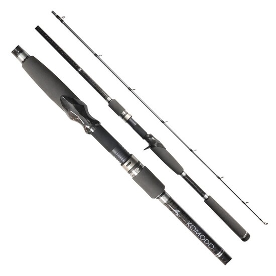 8ft Okuma Komodo 8-15kg Heavy Baitcaster Rod - 2 Piece Fishing Rod