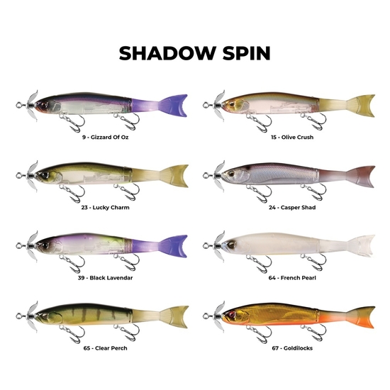 13 Fishing Shadow Spin 12.5cm Hybrid Spinbait Lure