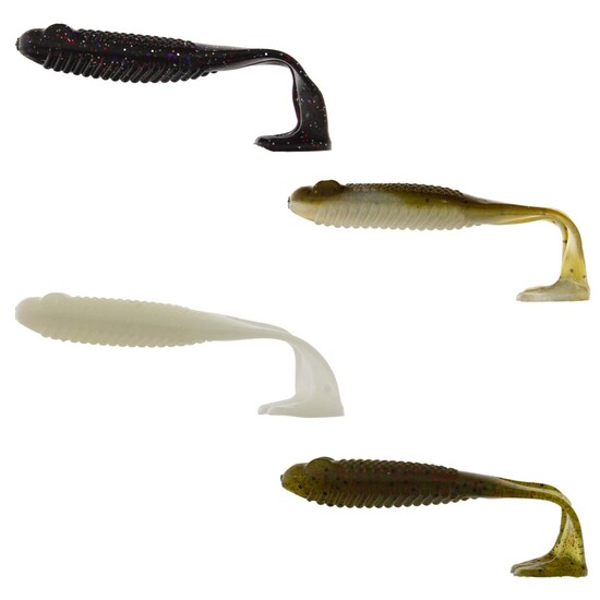 5 Pack of 4 Inch McArthy Buzz 'n Frog Soft Plastic Fishing Lures