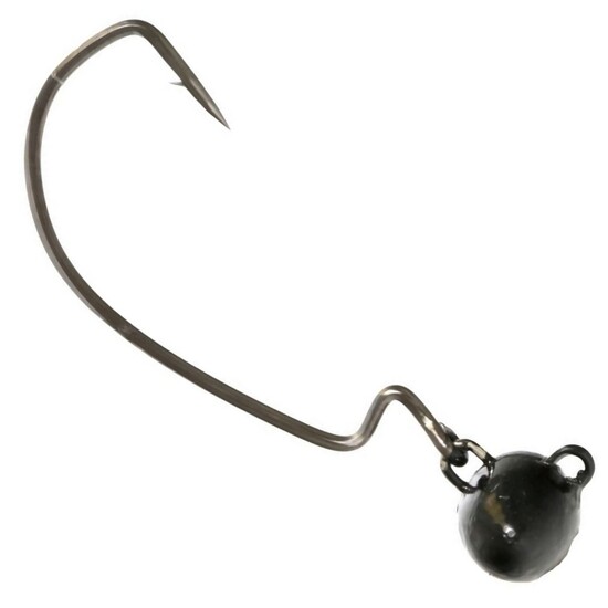 Eagle Claw TK160-7/0 Trokar Magnum Swimbait Hook (Platinum Black)