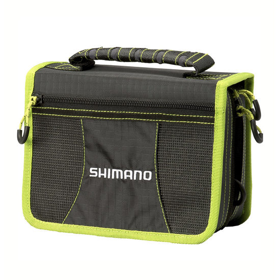 Shimano Double Sided Tackle Wallet with 10 Zip Lock Sleeves and Tackle Box