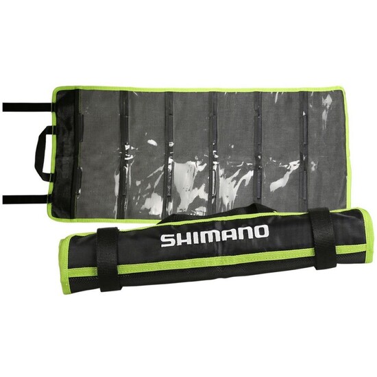 Shimano Game Fishing Lure Wrap - Breathable Lure Wrap with 6 Sealable Sleeves