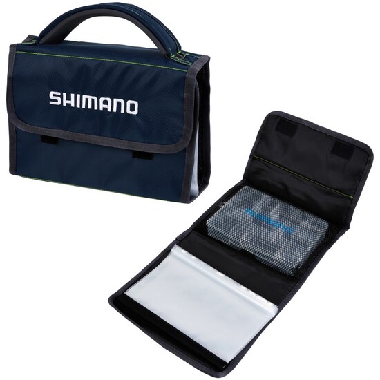 Shimano Travellers Lure Wrap With Tackle Tray and 5 Plastic Sleeves