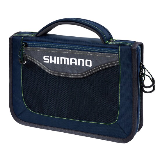 Shimano Fishing Lure Wallet with 9 Plastic Zip Lock Sleeves