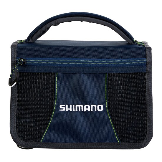 Shimano Fishing Tackle Wallet - Double Sided With Tackle Tray and 10 Sleeves