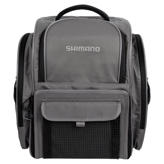 Shimano Medium Fishing Tackle Bag with 2 Tackle Boxes & Multiple Storage  Pockets