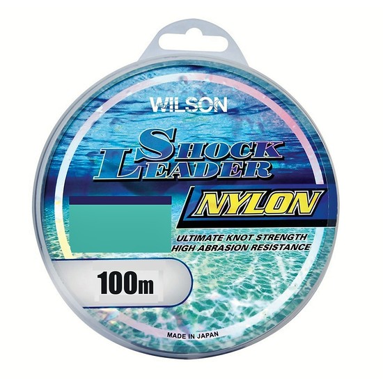100m Spool of Wilson Nylon Shock Leader - Monofilament Fishing Leader Material