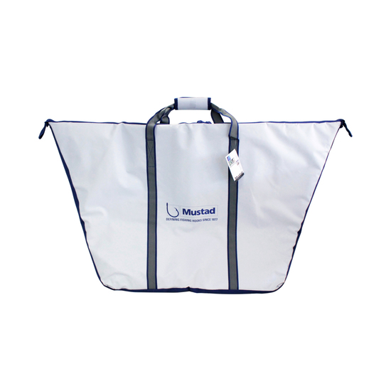 Large Mustad PVC Leather Insulated Fish Storage Bag with Internal Lining