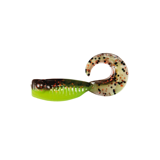 Zman 8 Pack of 2 Inch Guppy Grubz Soft Plastic Lures - COPPERTRUSE 