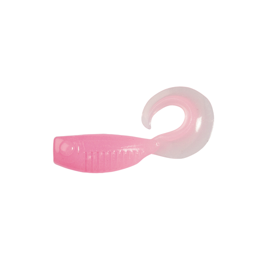 Zman 8 Pack of 2 Inch Guppy Grubz Soft Plastic Lures - BUBBLE GUM