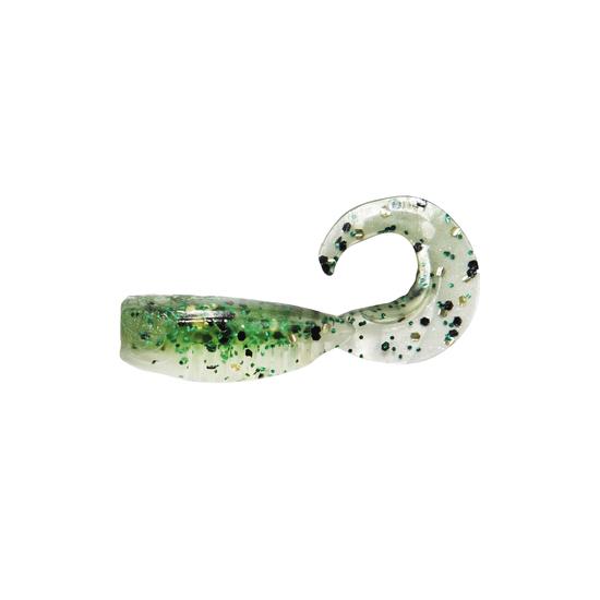 Zman 8 Pack of 2 Inch Guppy Grubz Soft Plastic Lures - BABY BASS 