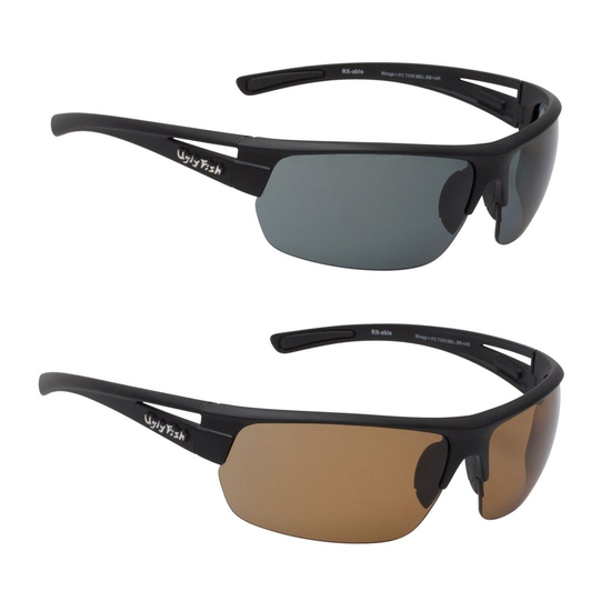 Ugly Fish Mirage PC7330 Polycarbonate Polarised Sunglasses-Adult Fishing Sunnies
