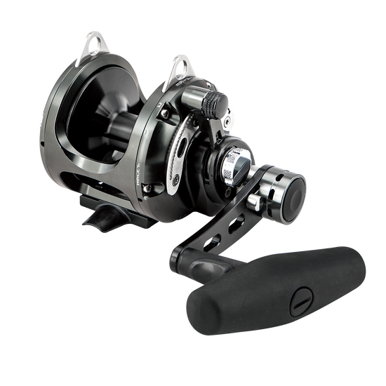 Okuma Makaira MK-15TIISEa Gunsmoke 2 Speed Lever Drag Overhead Fishing Reel