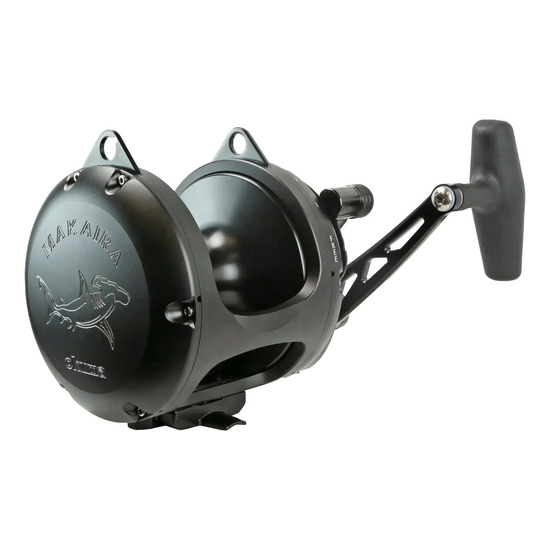 Okuma Makaira MK-80IISEA Land Based Shark Black 2 Speed Lever Drag Fishing Reel