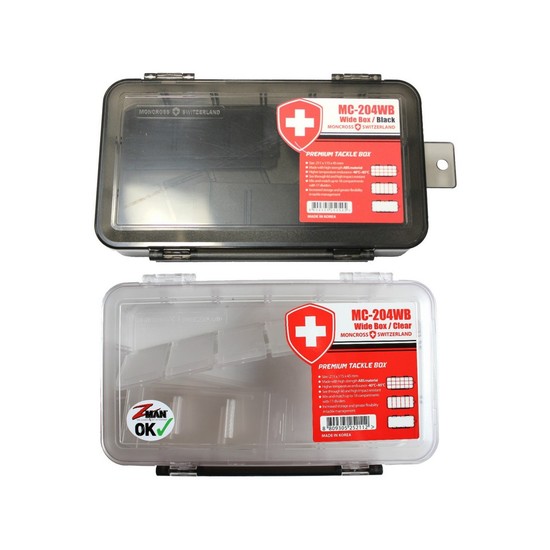 Moncross MMC-204WB Fishing Tackle Tray-Up to 18 Compartments - Suits Zman Lures