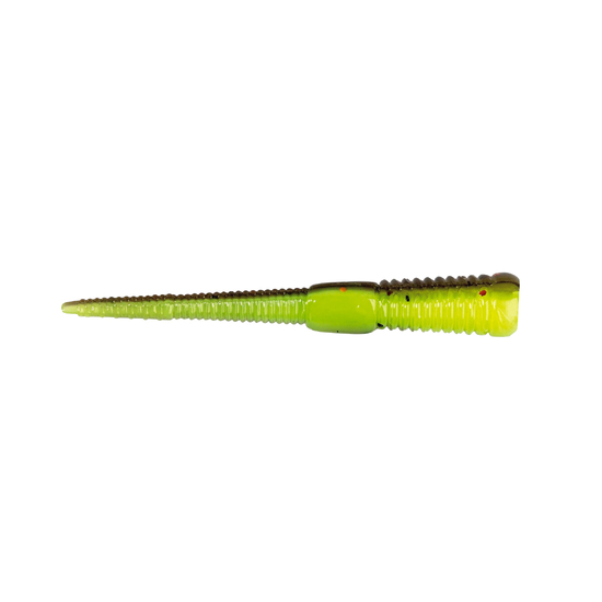 8 Pack of 2 Inch Zman Micro Wormz Soft Plastic Lures - COPPERTREUSE