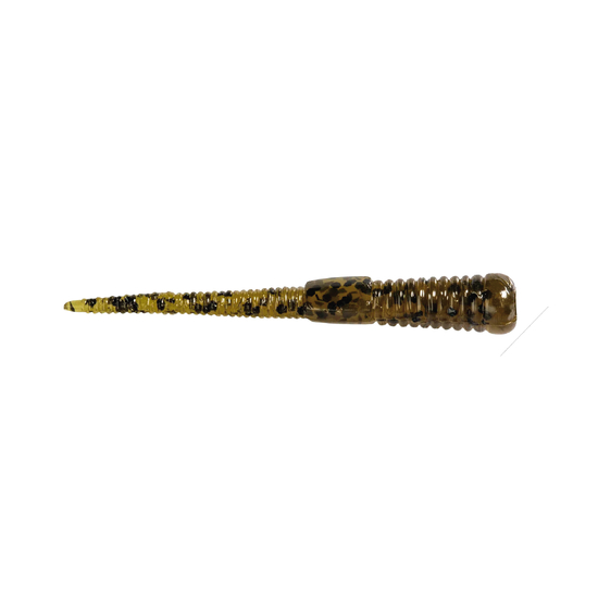 8 Pack of 2 Inch Zman Micro Wormz Soft Plastic Lures - GREEN PUMPKIN