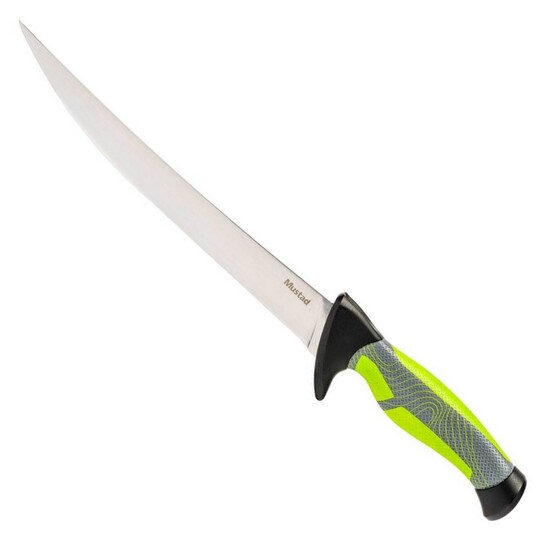 Mustad Green Series 9 Inch Stainless Steel Fillet Knife with Sheath