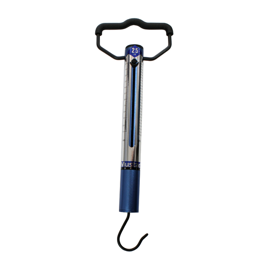 Mustad 25lb Mechanical Fishing Scales with Stainless Steel Spring and Hook