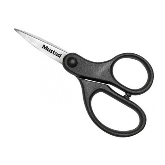 Mustad Stainless Steel Fishing Braid Scissors