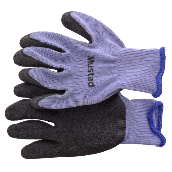 1 Pair of Mustad Rubber Coated Fishing Gloves