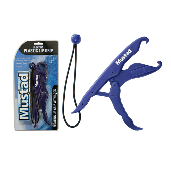 Mustad Floating Lip Gripper with Locking Device and Wrist Lanyard - Lip Grip
