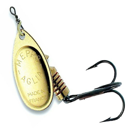 Mepps Lures Aglia Spinner - Gold Spinnerbait Fishing Lure