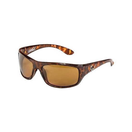 Mustad Hank Parker Polarized Sunglasses-Tortoise Frame with Amber Lens-HP100A-3