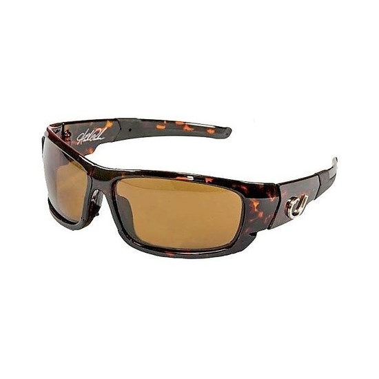 Mustad Hank Parker Polarized Fishing Sunglasses - Amber Lens - HP101A03