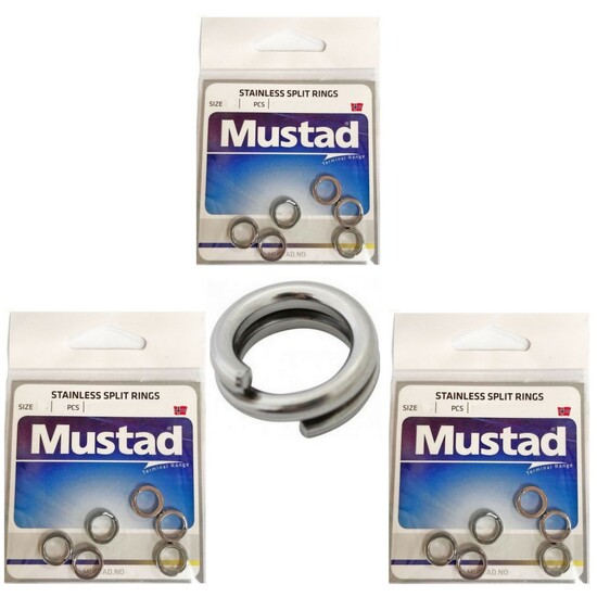 MUSTAD STAINLESS SPLIT RINGS